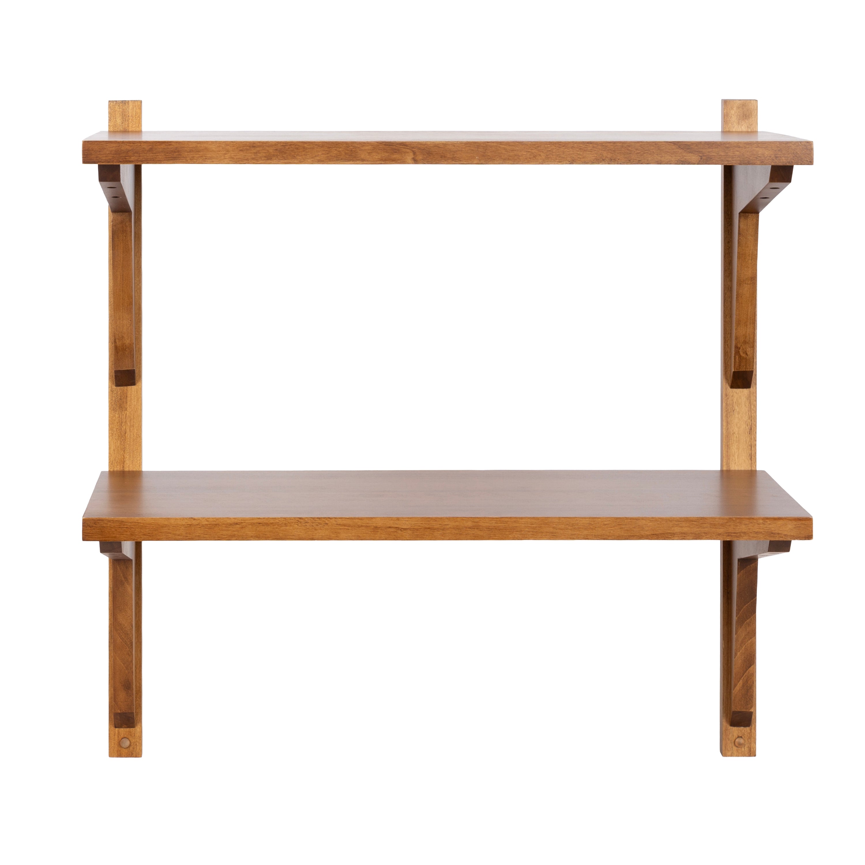 Accent Shelf Rustic Brown 24x12x24 5
