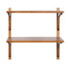 Accent Shelf Rustic Brown 24x12x24 5