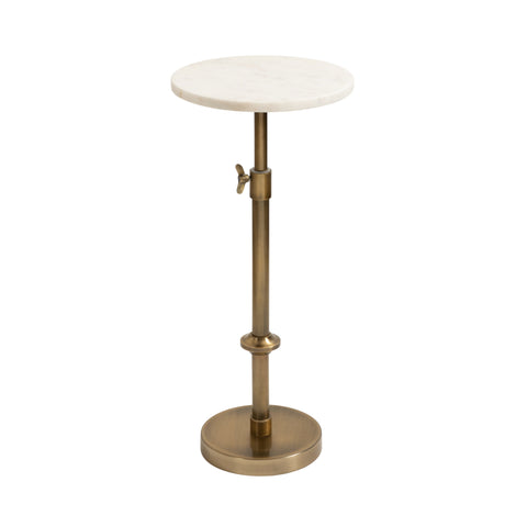 Engles Adjustable Marble Table and Plant Stand