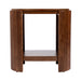 Side Table Walnut Brown 22x13x22 5