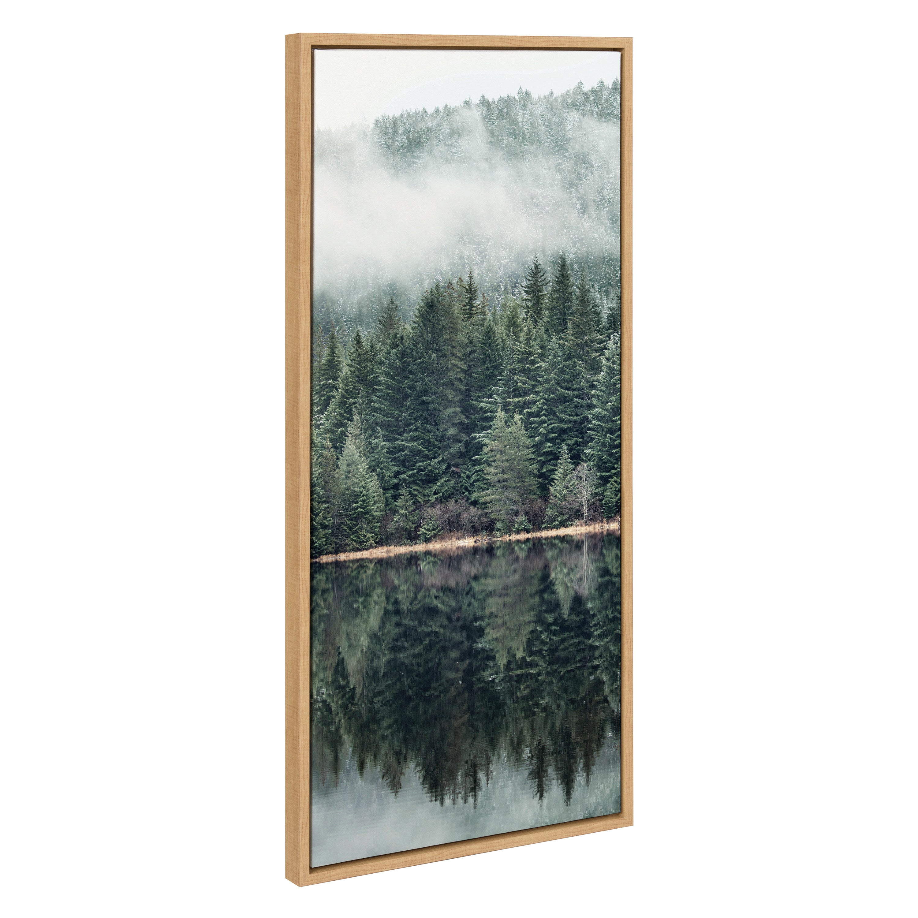 Sylvie Misty Forest Framed Canvas by Emiko and Mark Franzen of F2Images