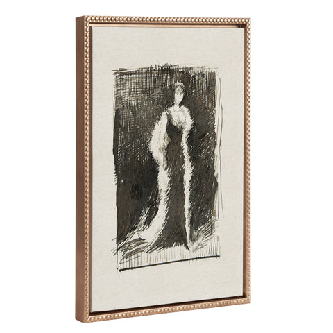 Sylvie Beaded Lady Meux Framed Canvas by The Art Institute of Chicago