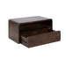 Floating Side Table Dark Brown 18x10x9 6