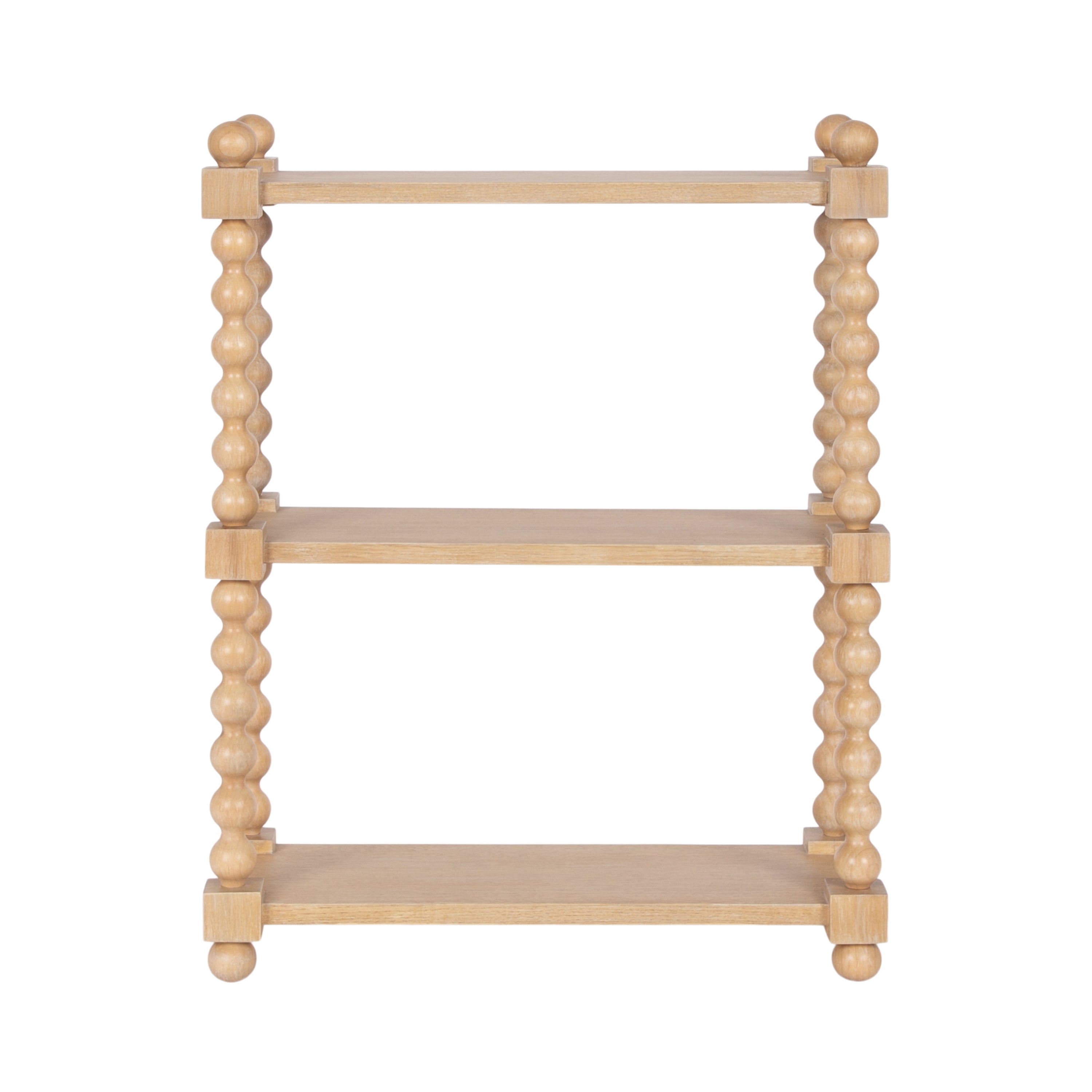 Accent Shelf Natural Beige 19x7x24 5