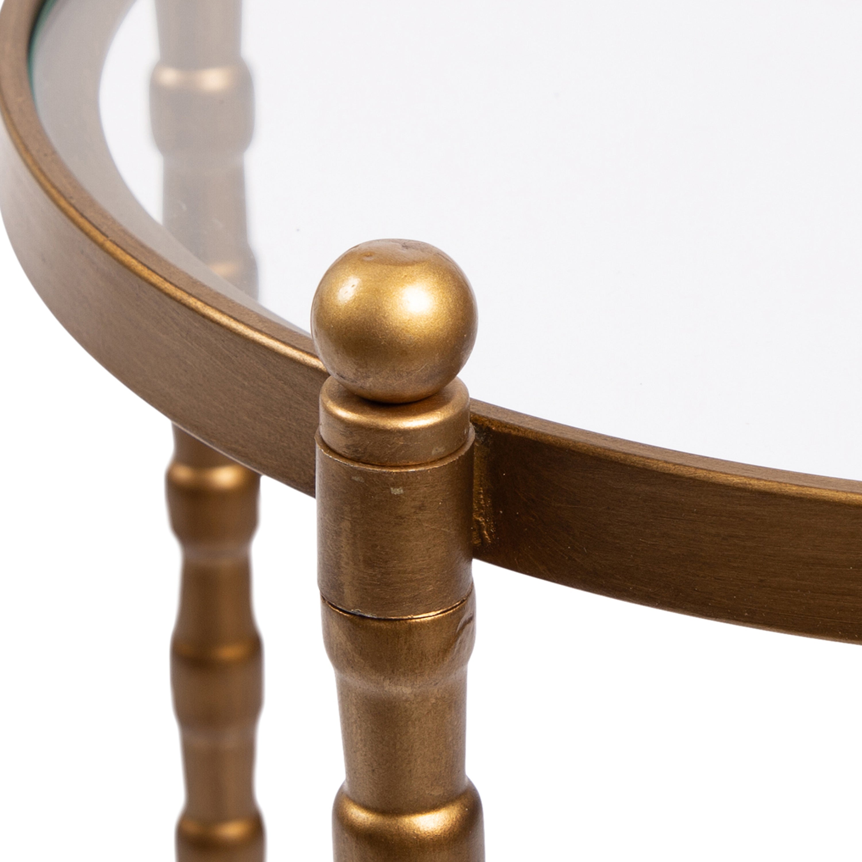 Side Table 14x14x25 Gold 3