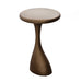 Side Table 14x14x22 Gold 1