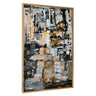 Sylvie Starry Night Framed Canvas by Leah Nadeau