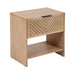 Side Table Natural Beige 22x14x22 1