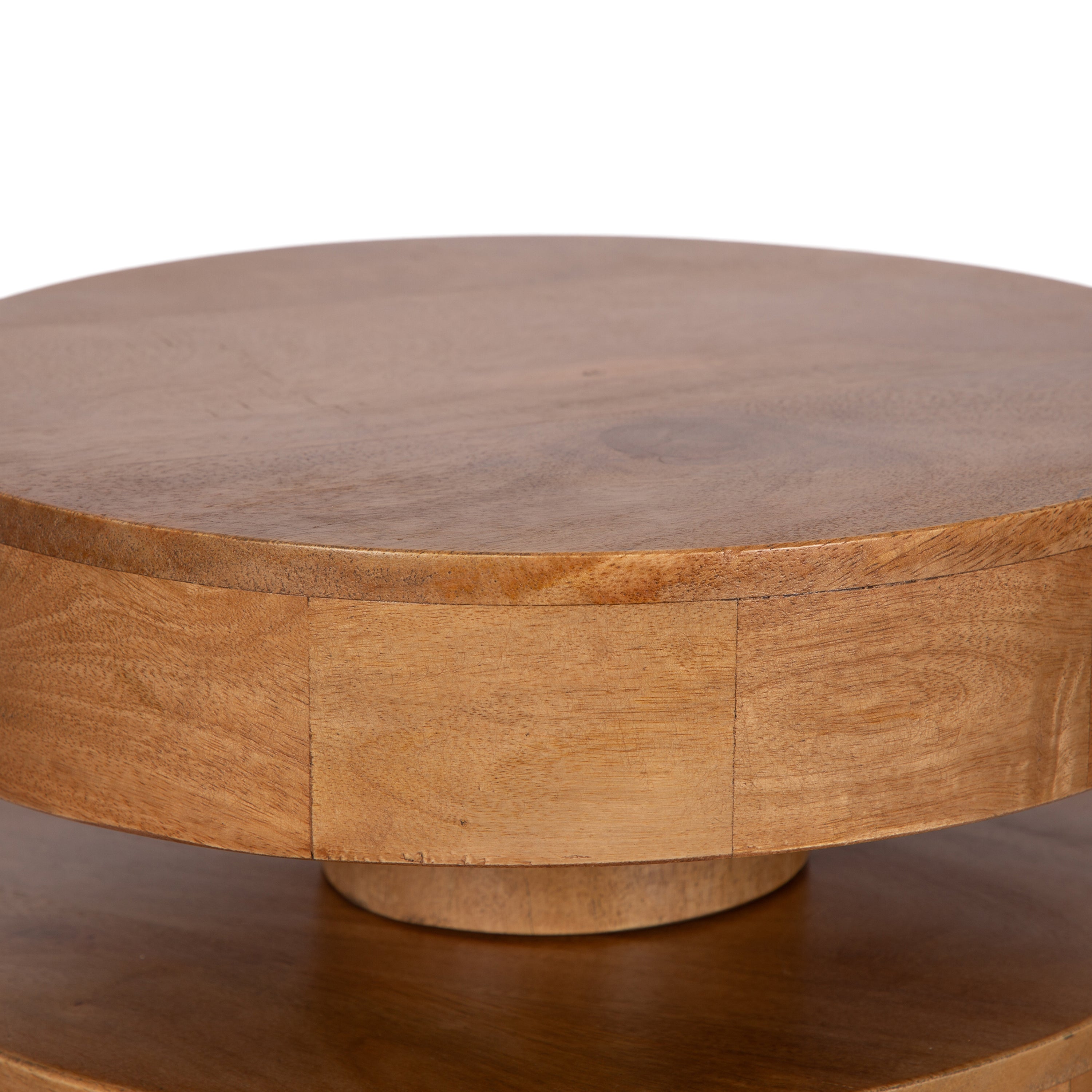 Side Table Natural Honey 14x14x18 3