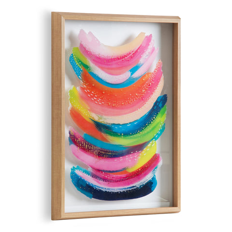 Blake Bright Abstract Framed Printed Art by Jessi Raulet of Ettavee