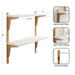 Accent Shelf White Gold 24x8x24 2