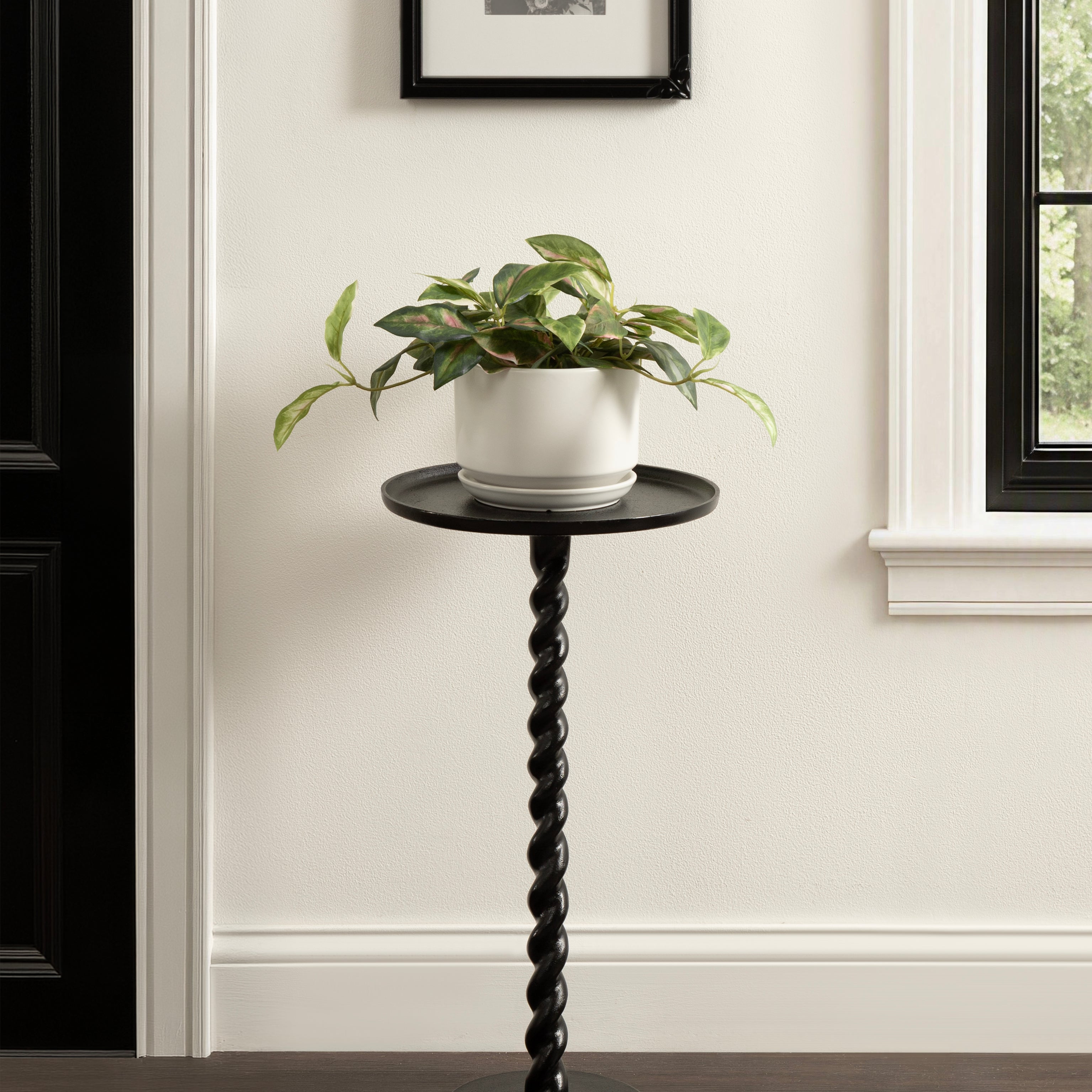 Side Table 13x13x24 Black 7