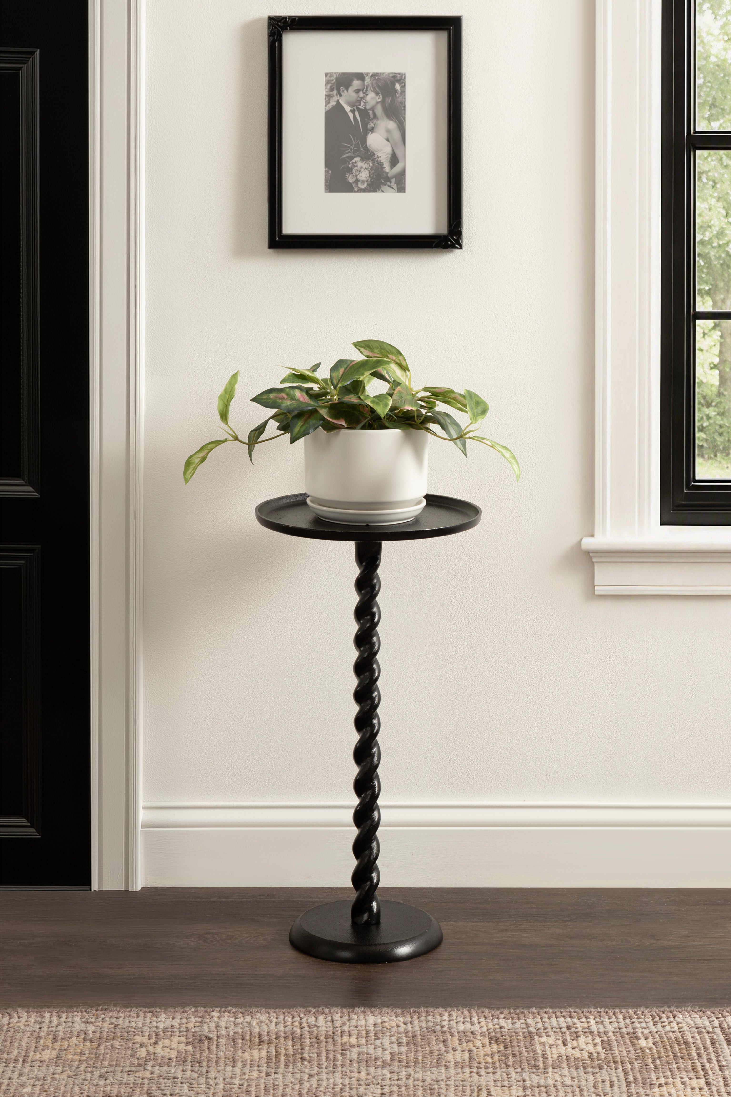 Side Table 13x13x24 Black 7