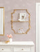 Accent Shelf 20x7x25 Gold 7