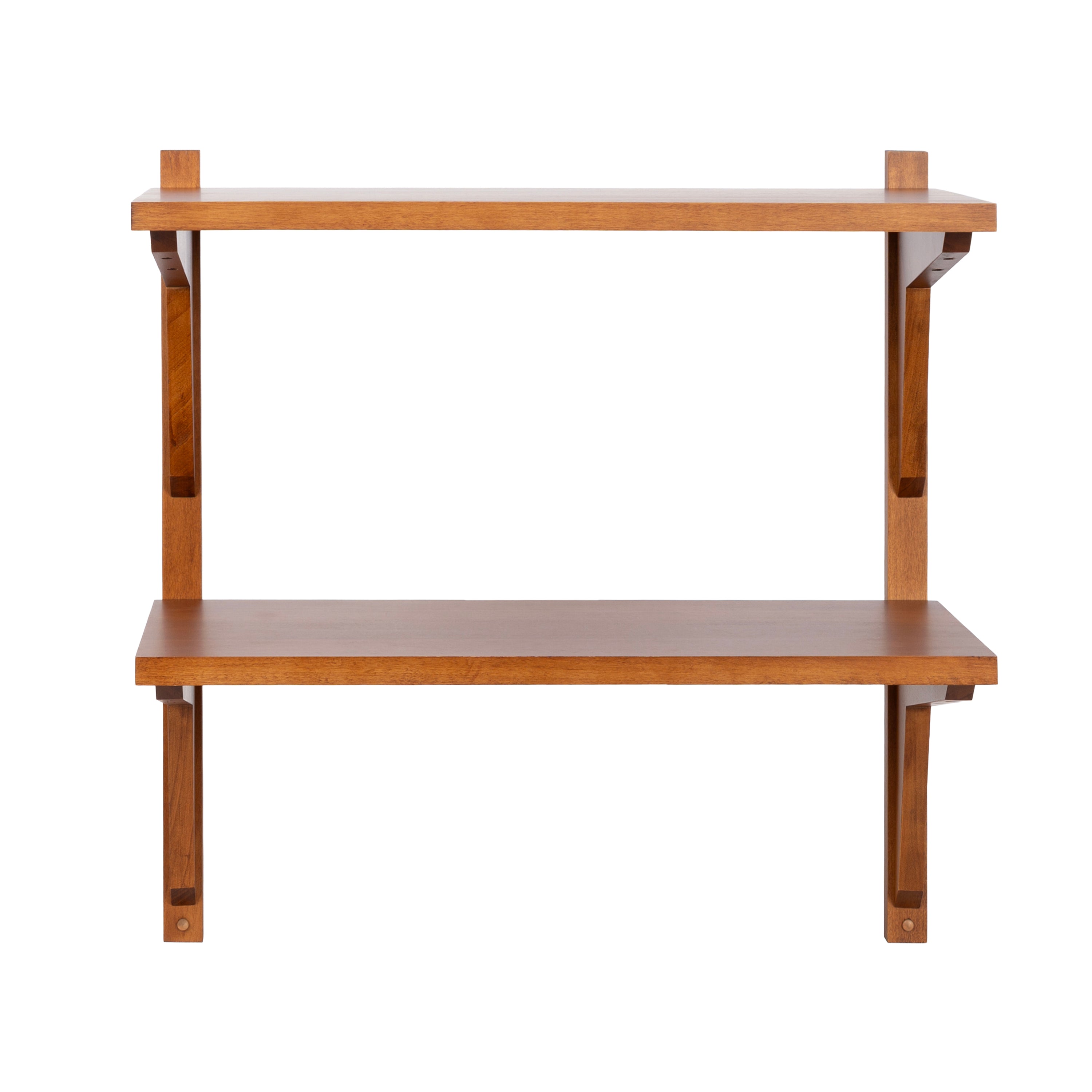 Accent Shelf Walnut Brown 24x12x24 5