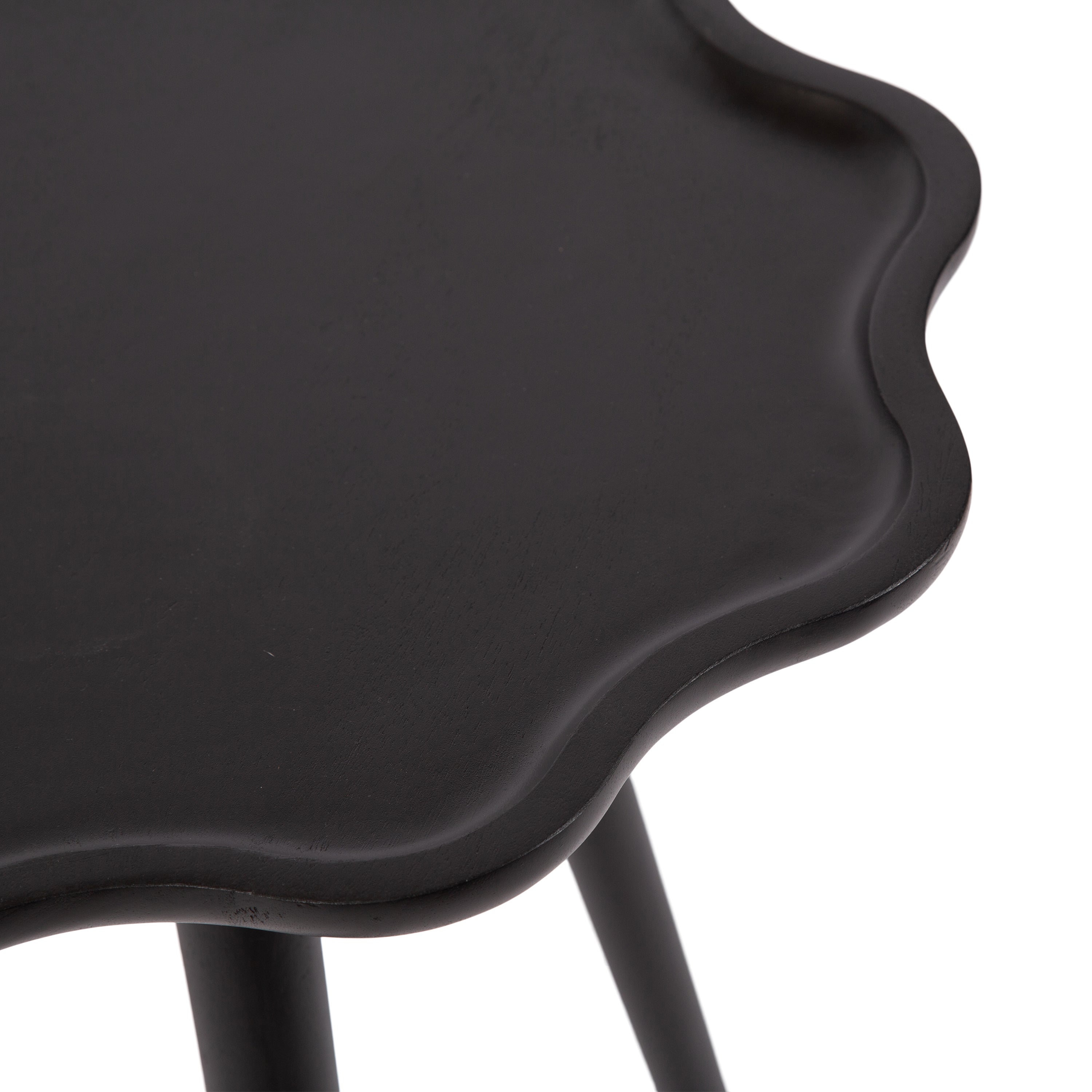 Side Table Black 19x19x24 3
