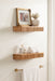Floating Shelf Natural Biscuit 2 Piece 20" 6