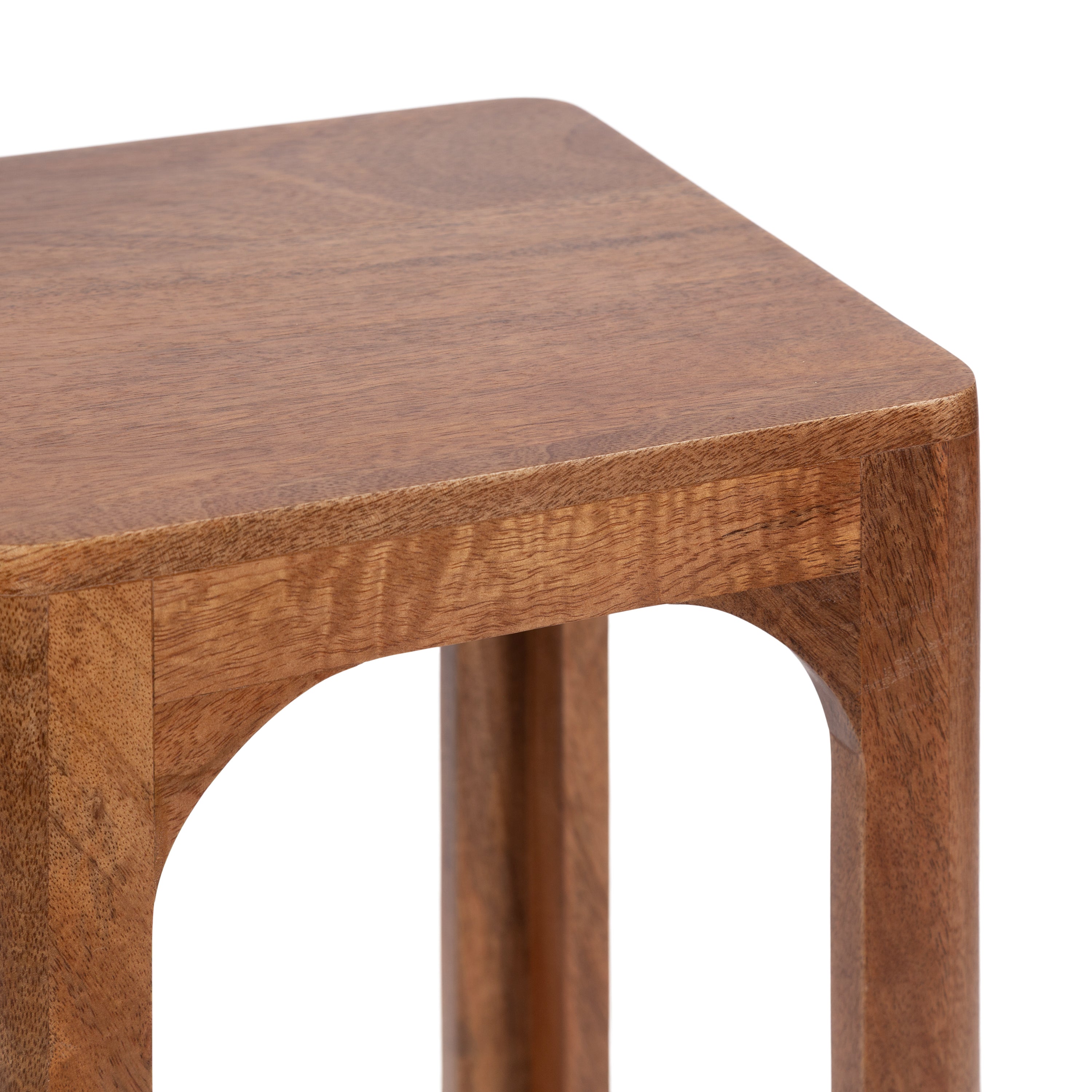 Tea Table Walnut Brown 10x10x30 3