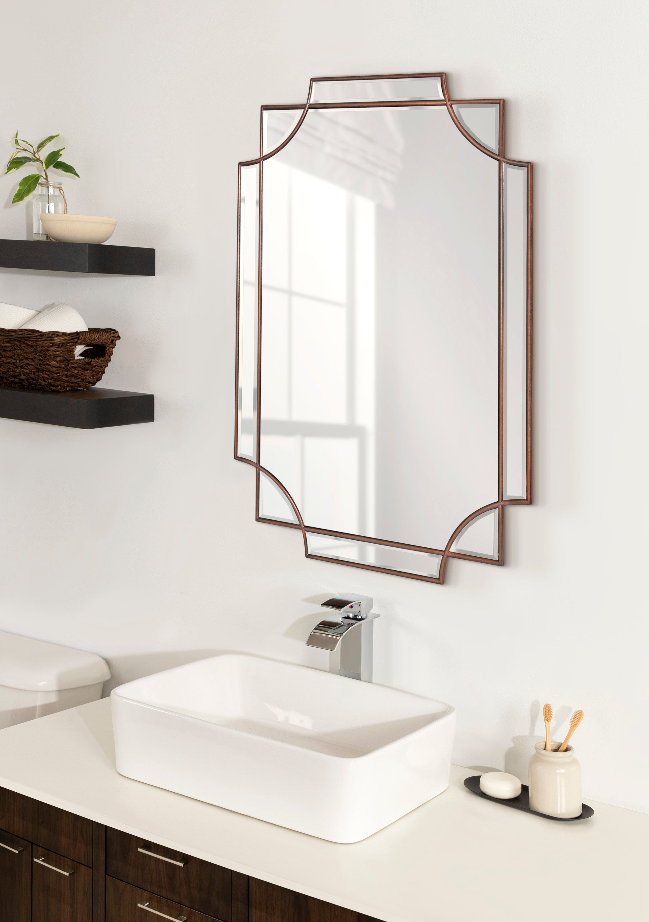 Minuette Decorative Framed Wall Mirror