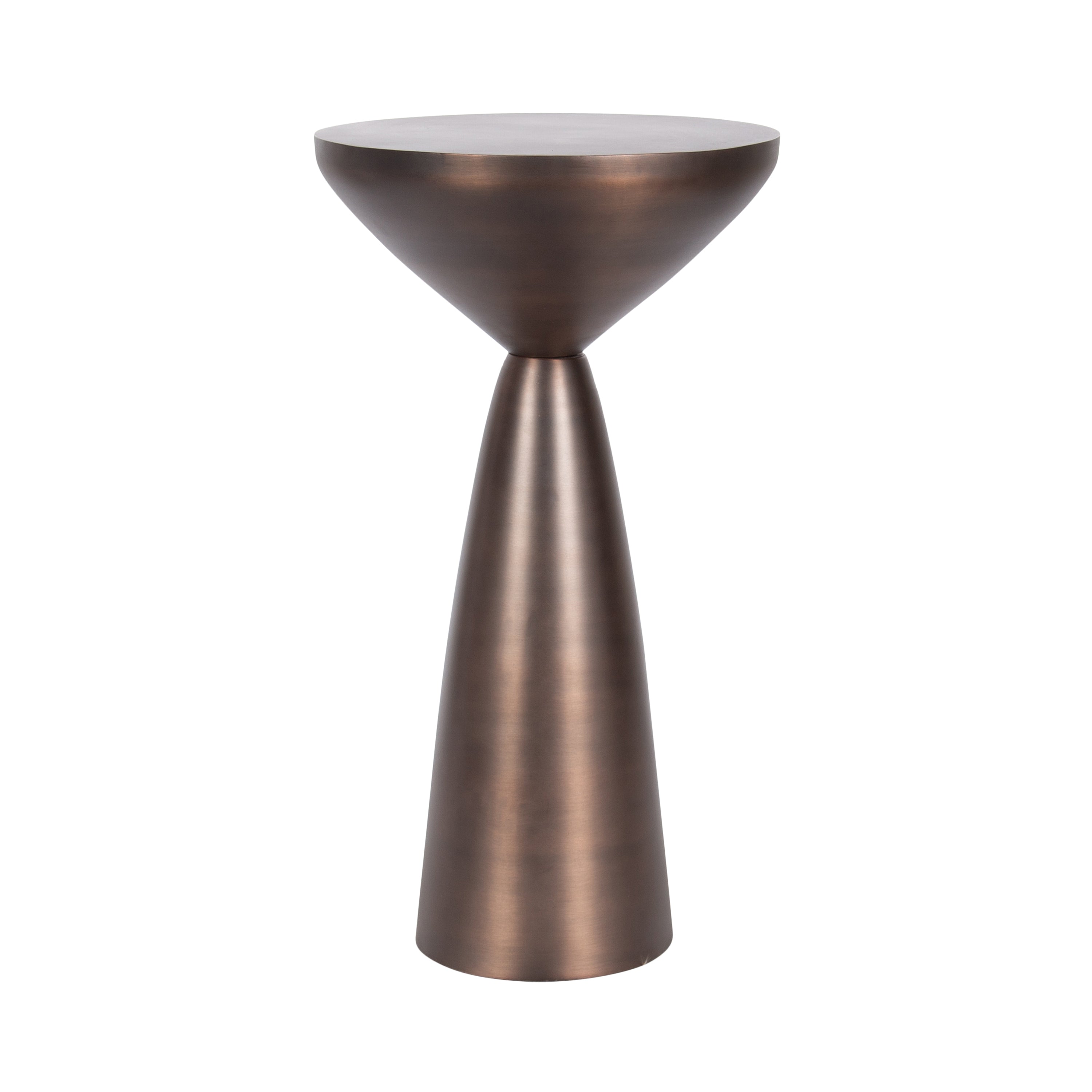 Steeves Metal Round Side Table