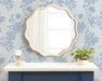Scallop Mirror 32x32 White 6