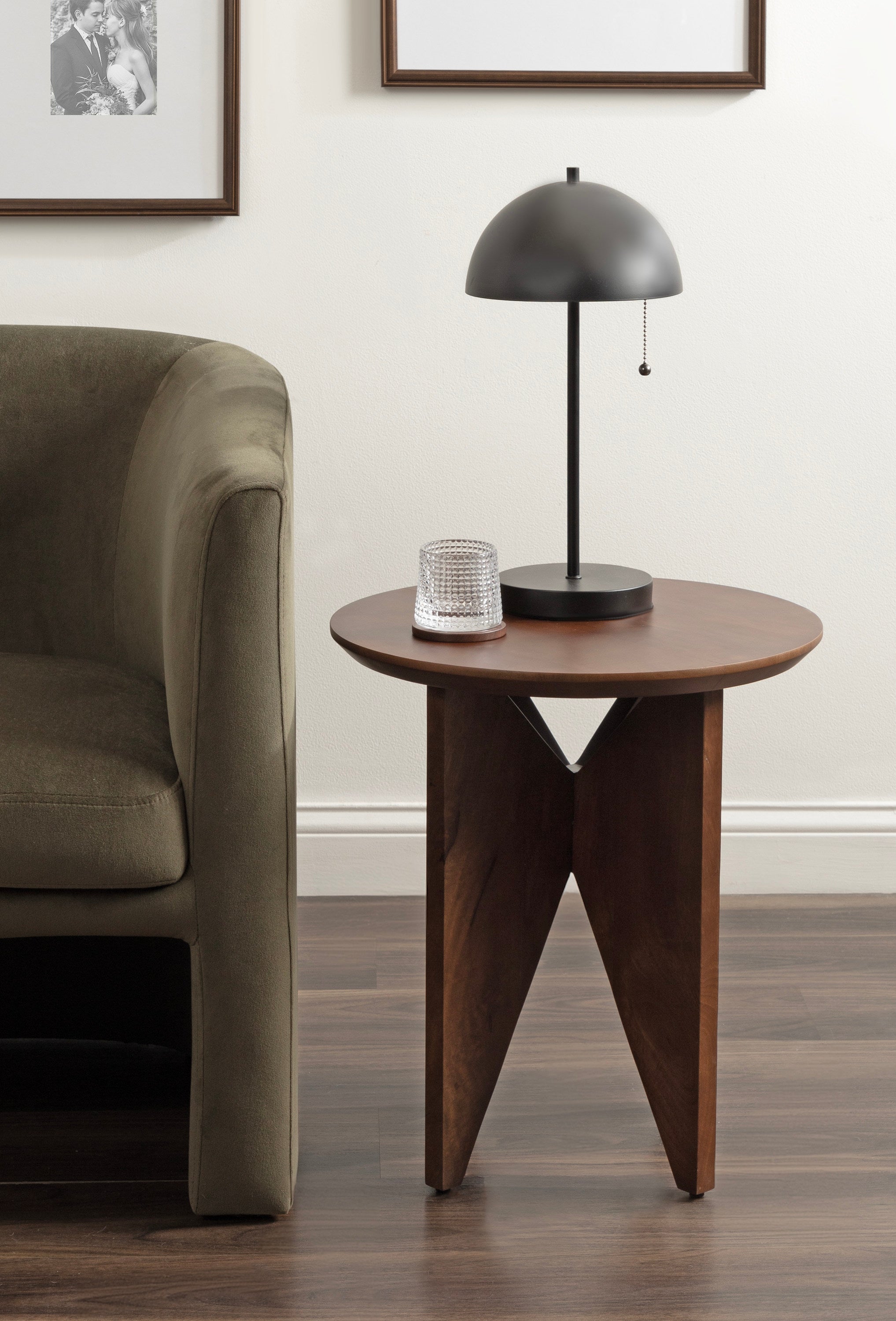 Faiza Wood Side Table