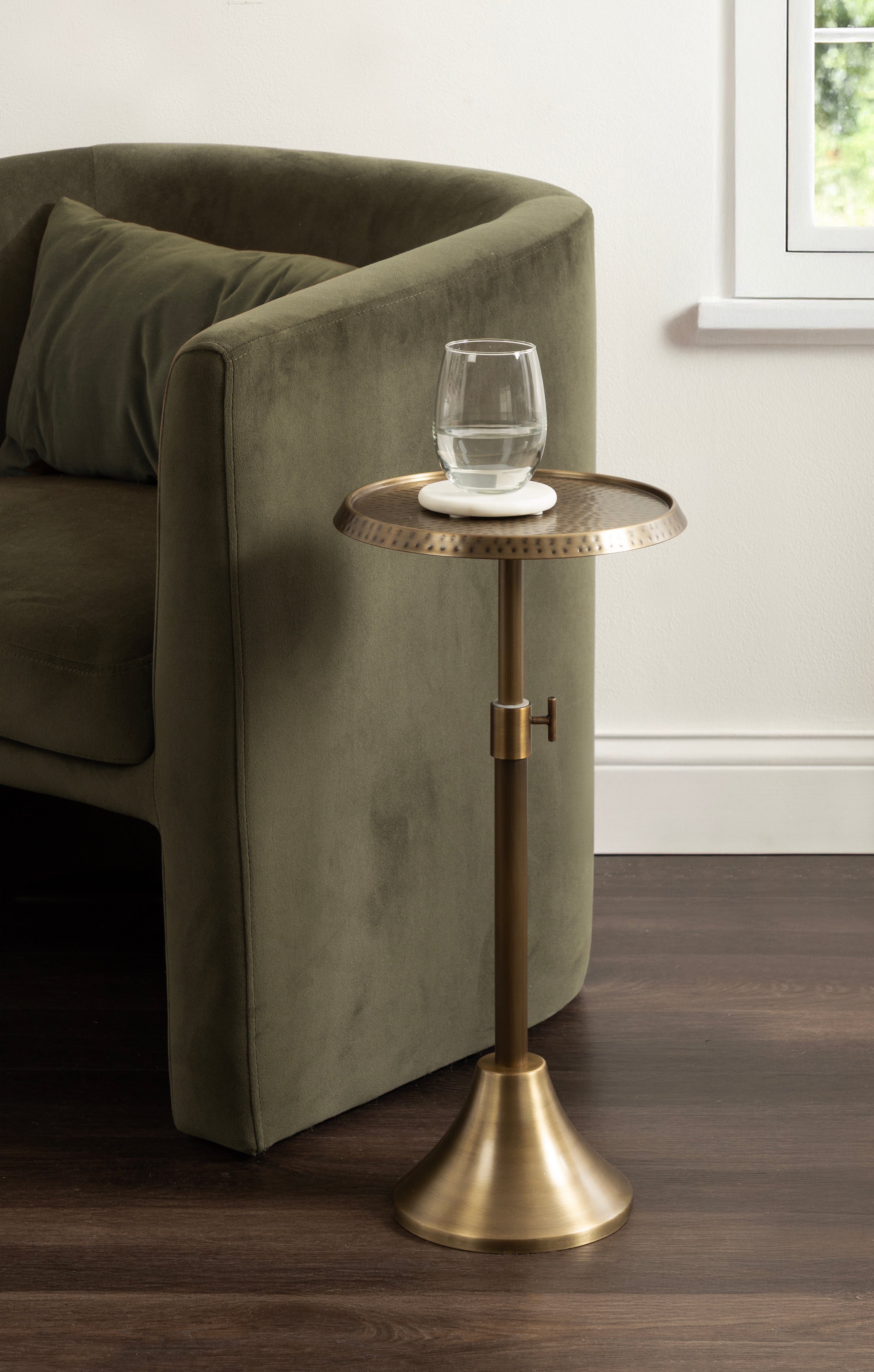 Drink Table Gold 11x11x30 7