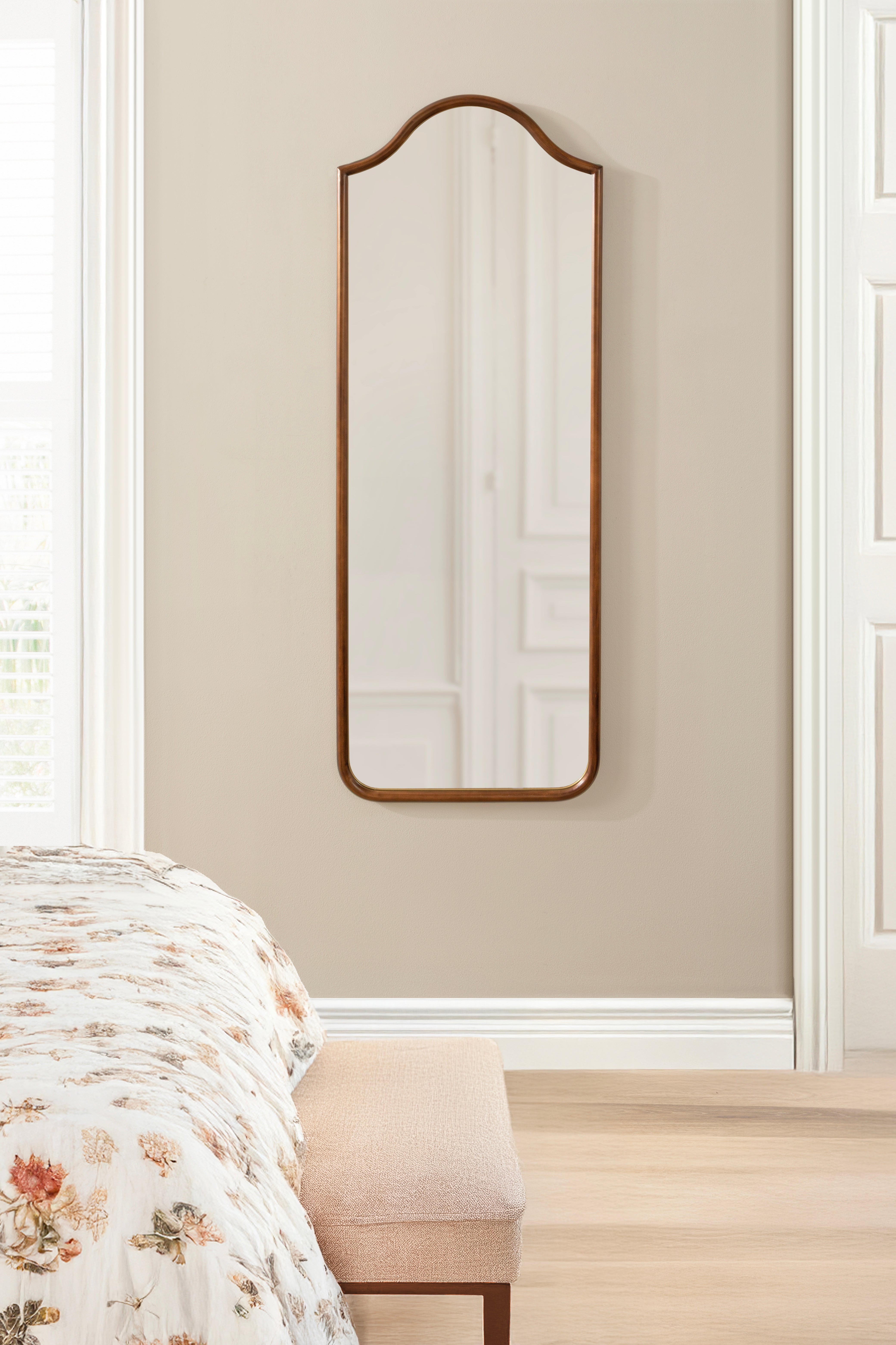 Arch Mirror Bronze 18x48 7