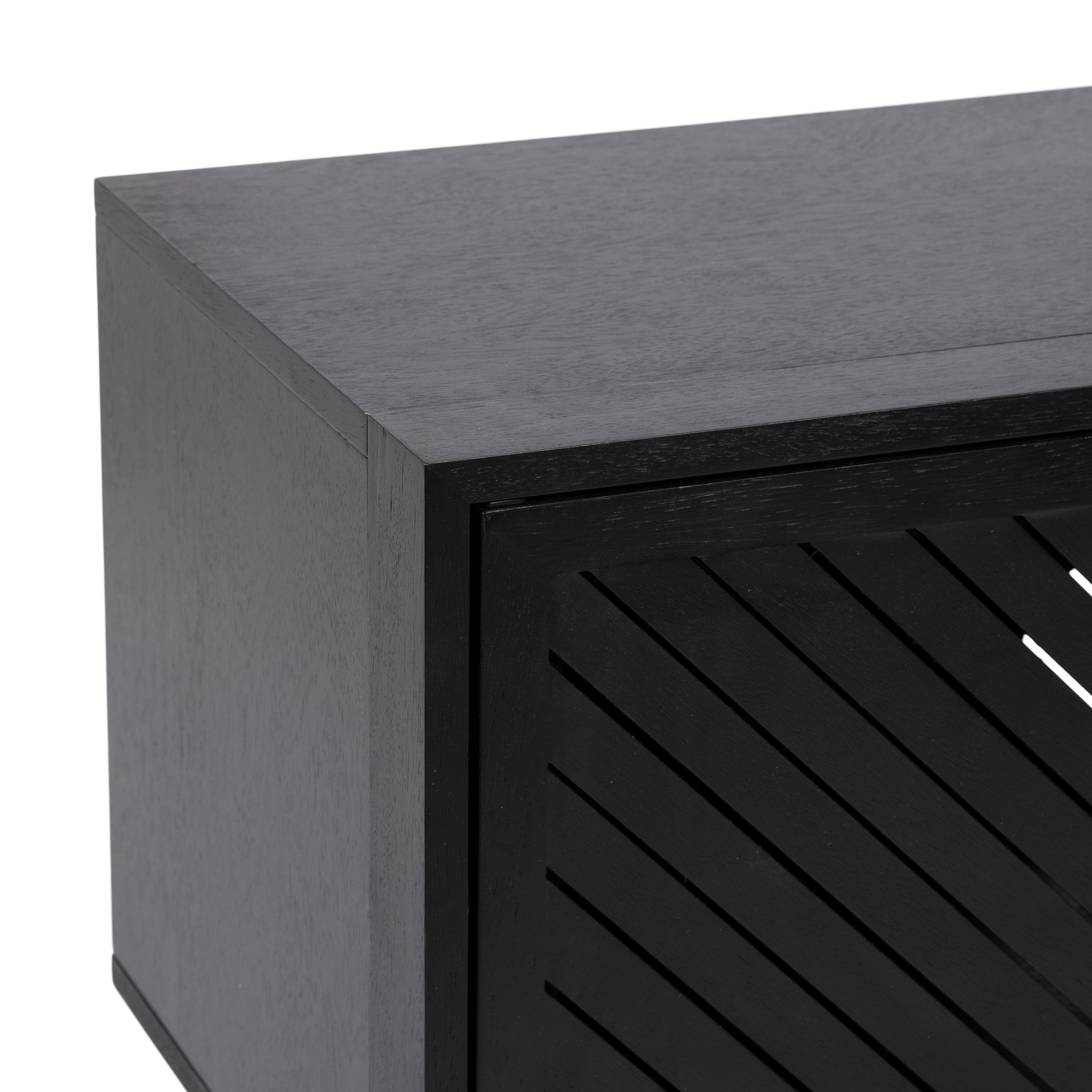 TV Stand Black 38x15x22 3