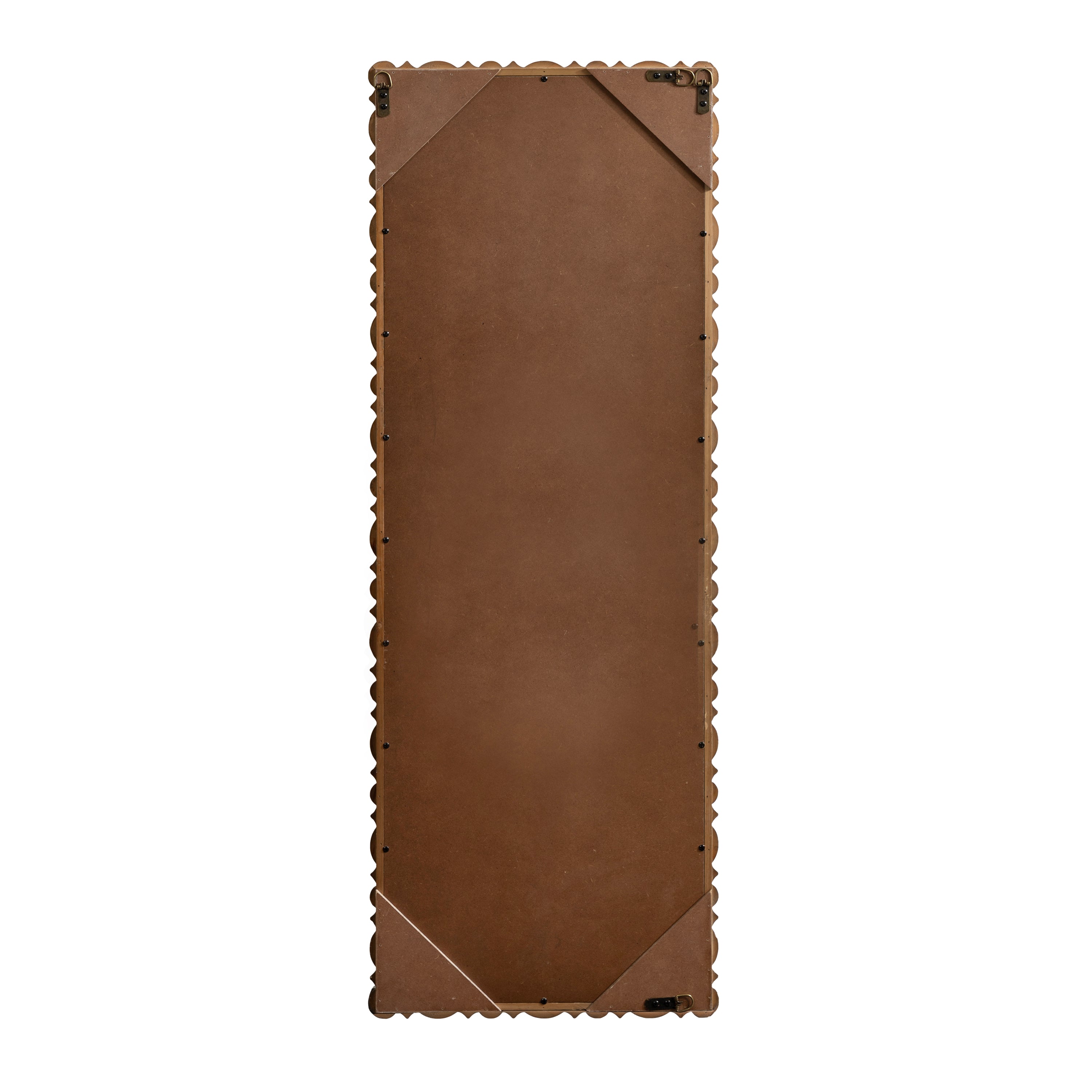 Rectangle Mirror Rustic Brown 18x50 4