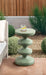 Side Table Green 12x12x21 7