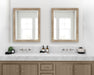 Rectangle Mirror Brown 21x27 7