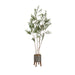 Faux Tree 7.5' Pewter Rustic Brown 1