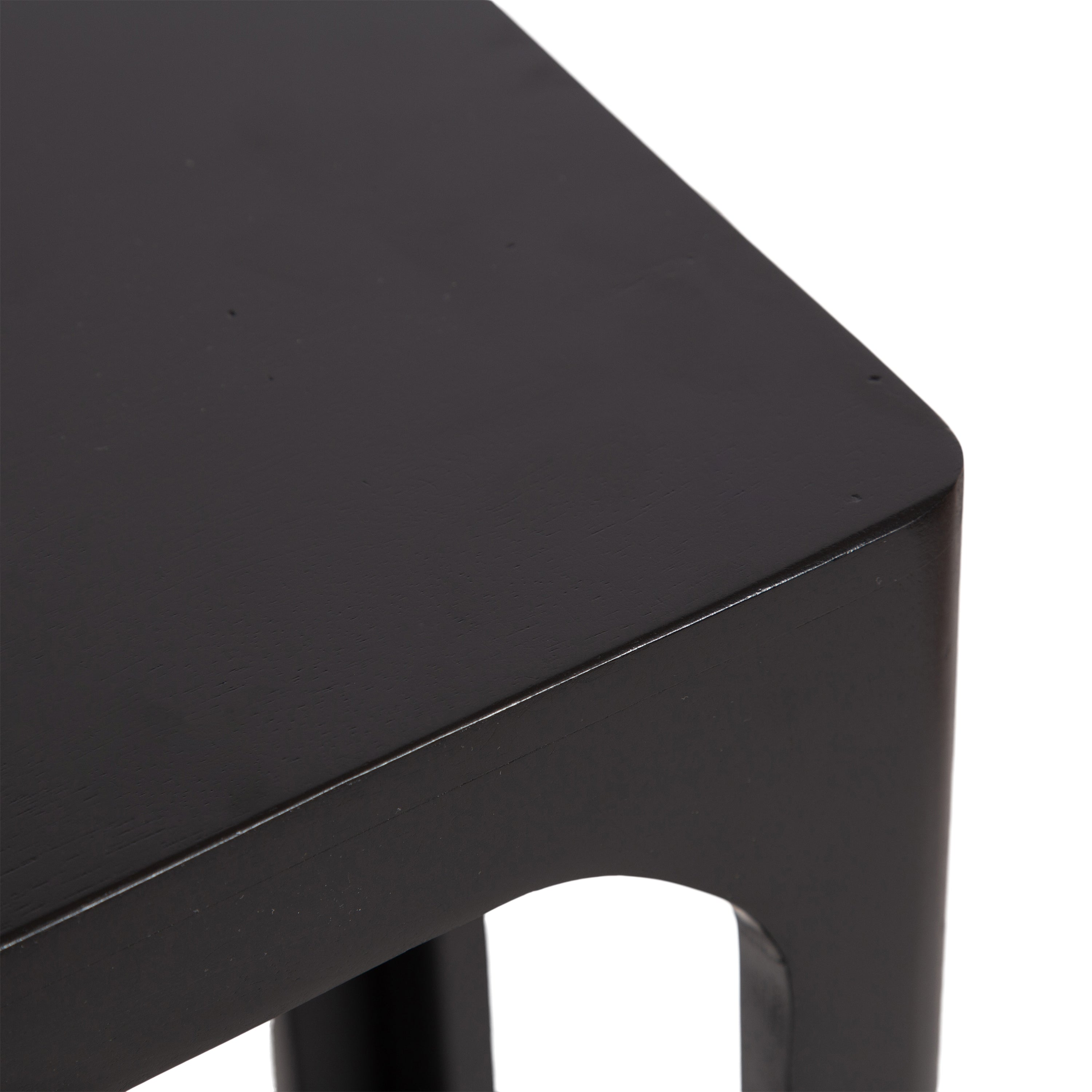 Side Table Black 16x8x24 3