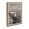 Sylvie Edvard Munch The Scream 1895 The Art Institute of Chicago Framed Canvas by The Art Institute of Chicago