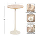 Drink Table Beige 14x14x24 2