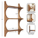 Accent Shelf 18x6x30 Rustic Brown 2