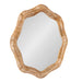 Scallop Mirror 28" dia Natural 1