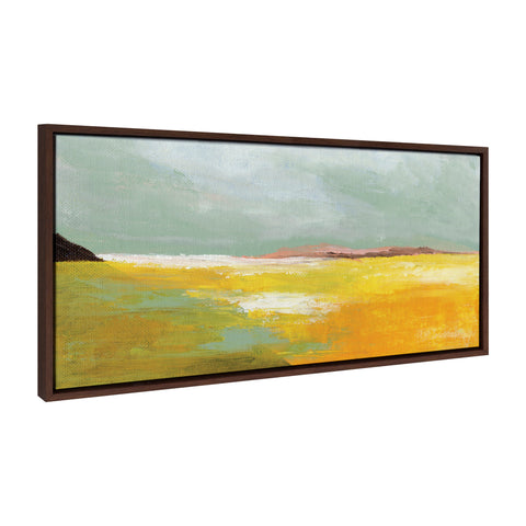 Sylvie Golden Root Lake Framed Canvas by Nikita Jariwala