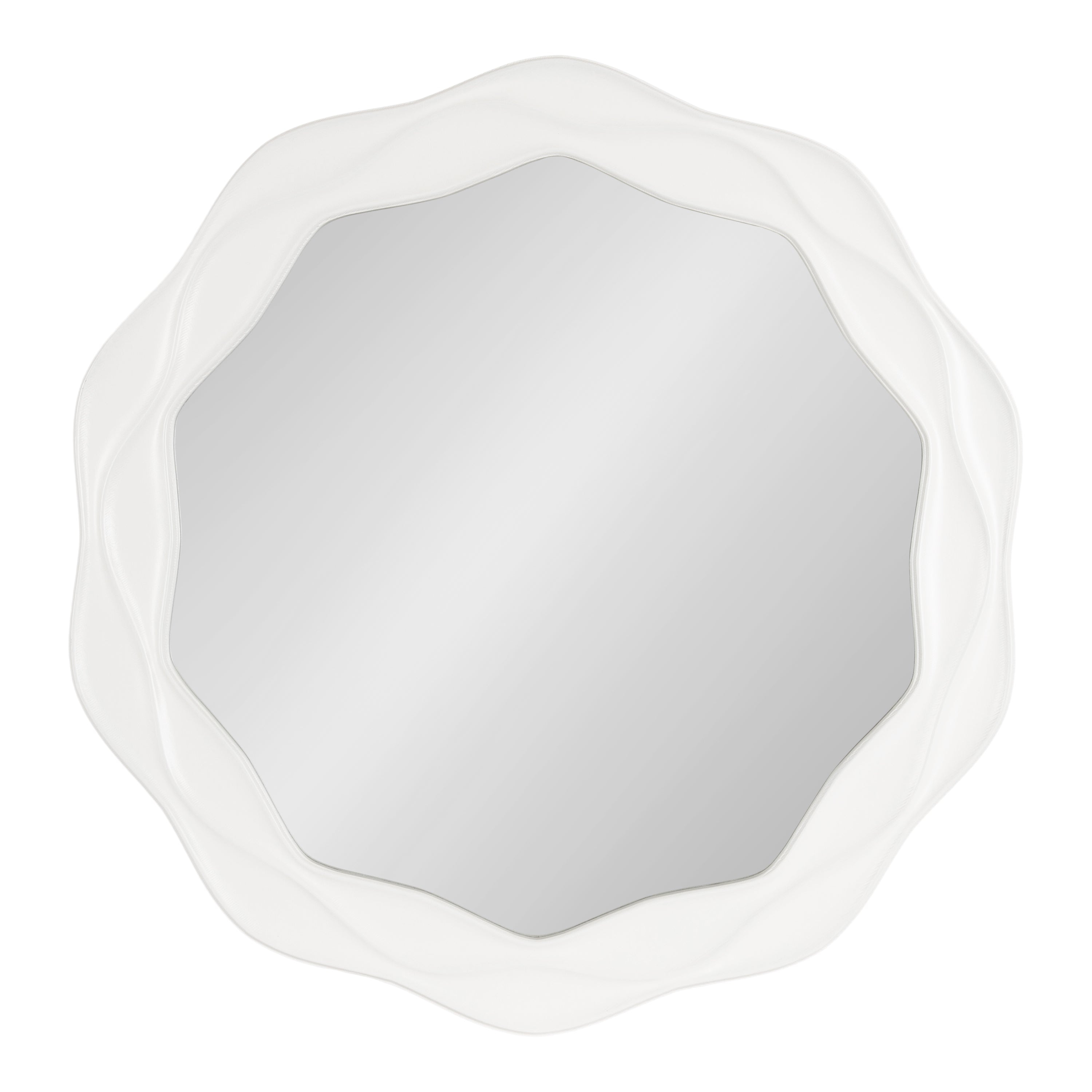 Wavern Round Wavy Mirror