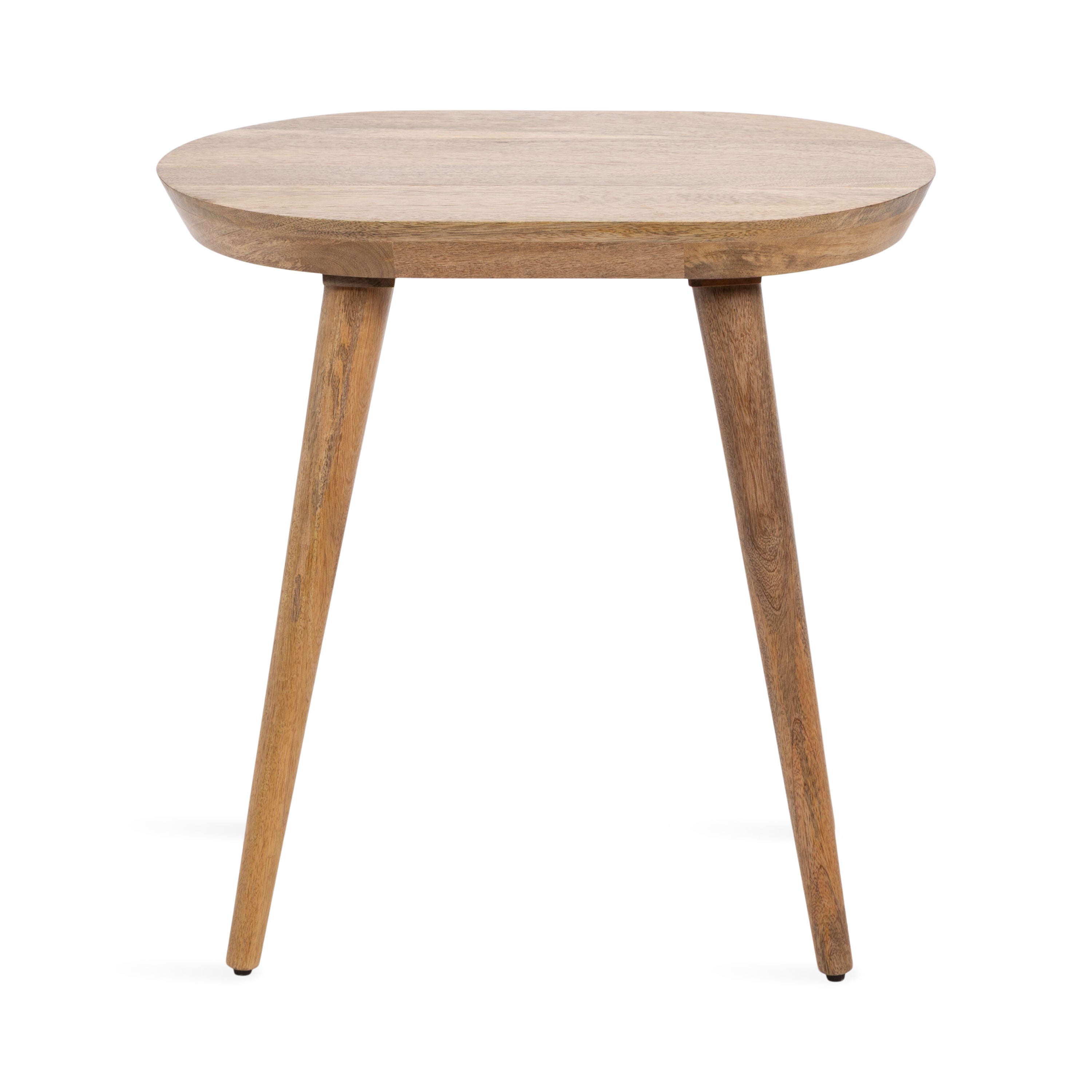 Conan Oval Wood Side Table