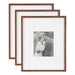 Wall Frame 16x20 matted to 8x10 Walnut Brown 1