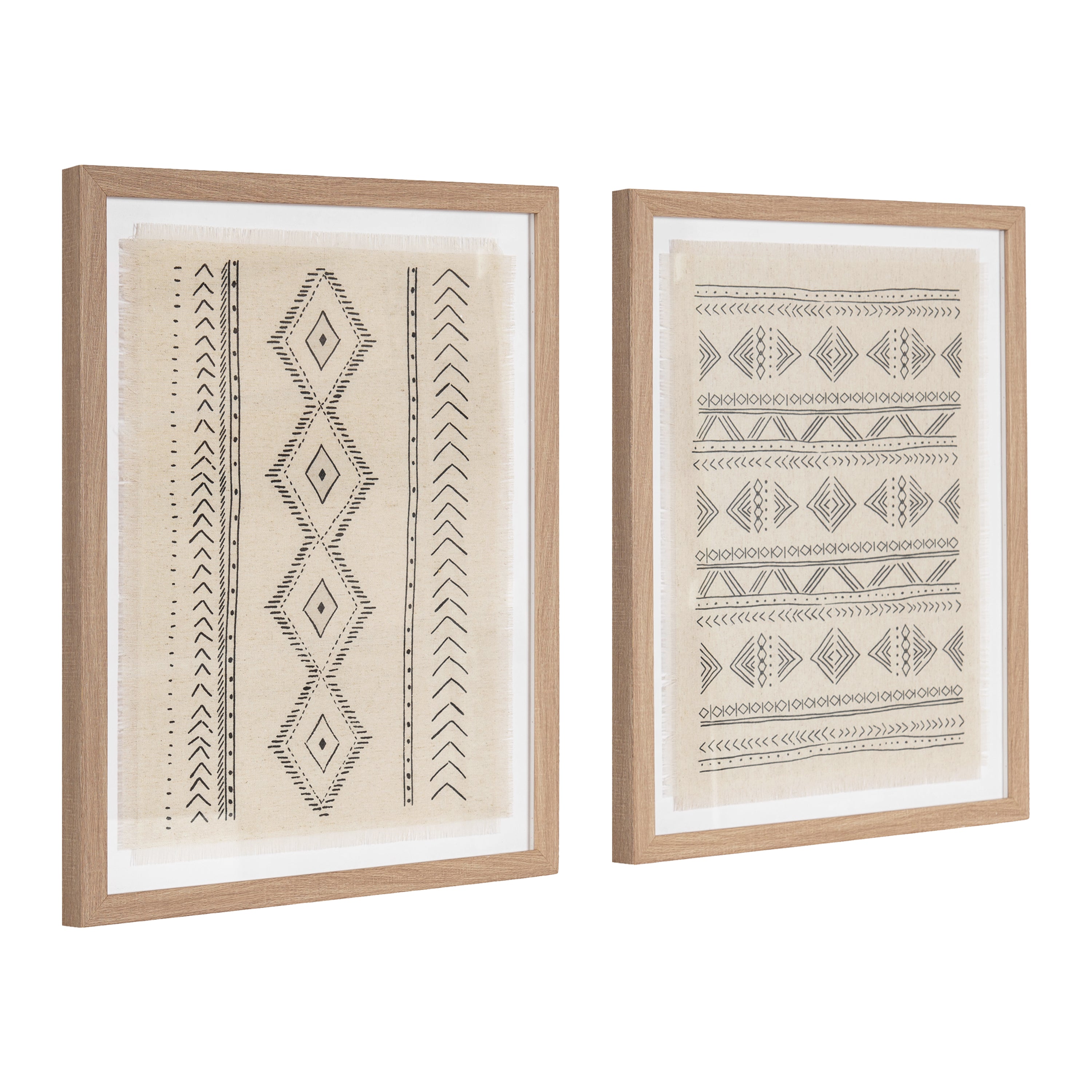 Samori Framed Textile Art Set