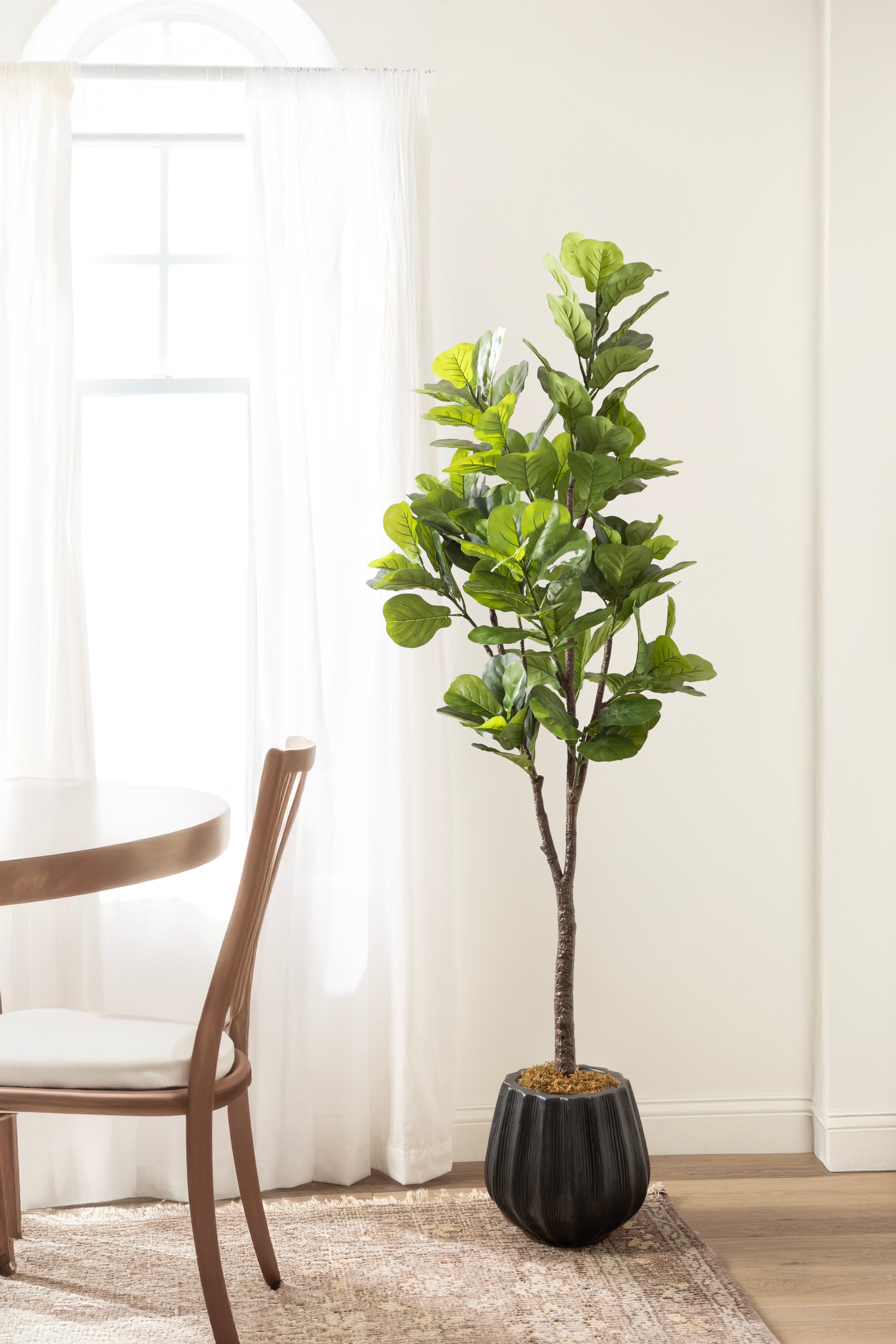 Faux Tree Black 6' 8