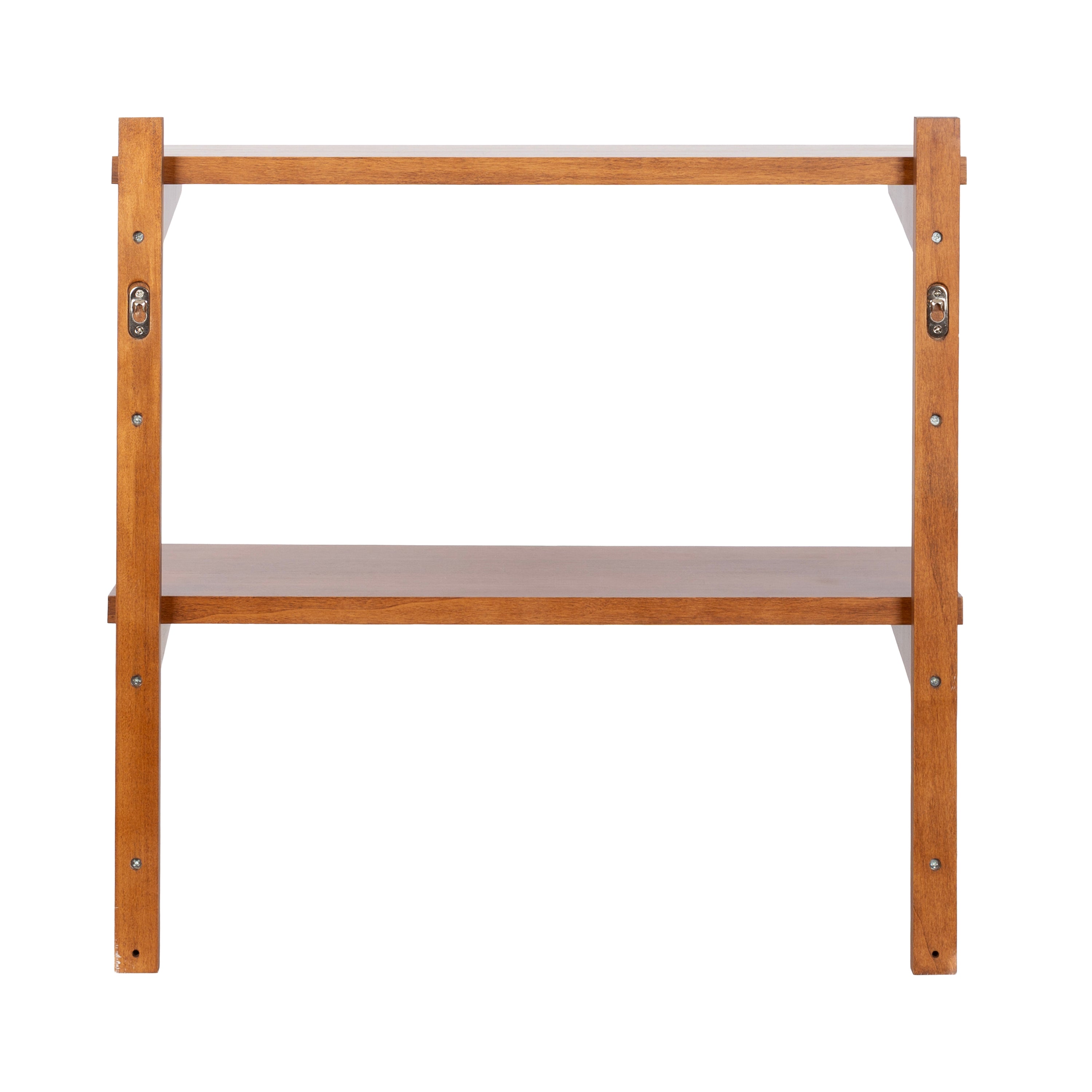 Accent Shelf Walnut Brown 24x12x24 4