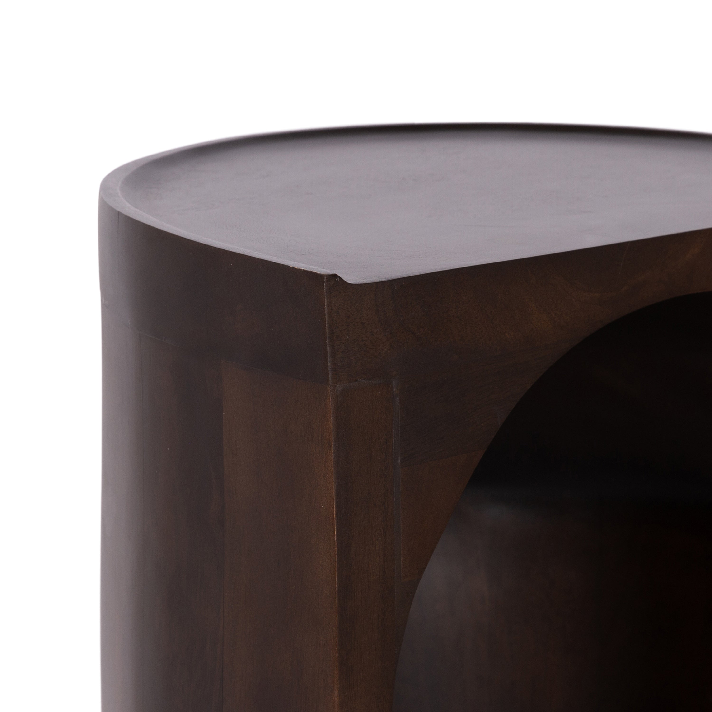 Side Table 14x10x22 Dark Brown 3