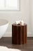 Side Table 15x15x18 Walnut Brown 7