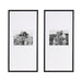 Wall Frame Black 14x30 matted to 8x10 5
