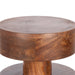 Drink Table Walnut Brown 9x9x20 3