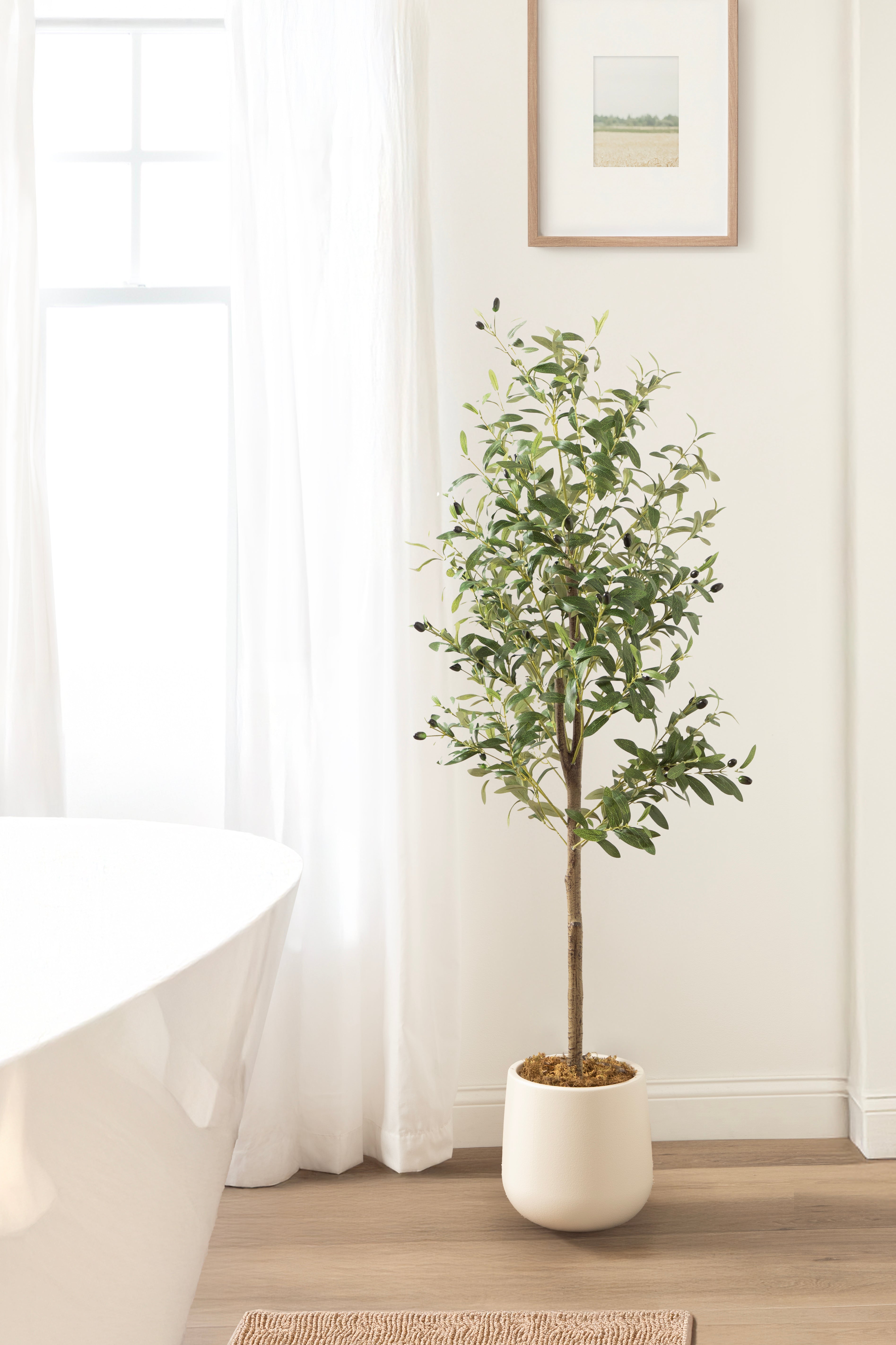 Faux Tree 5' Cream 7